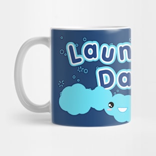 Laundry Day Kawaii Bubbles Cute College Student Dorm Life Mug